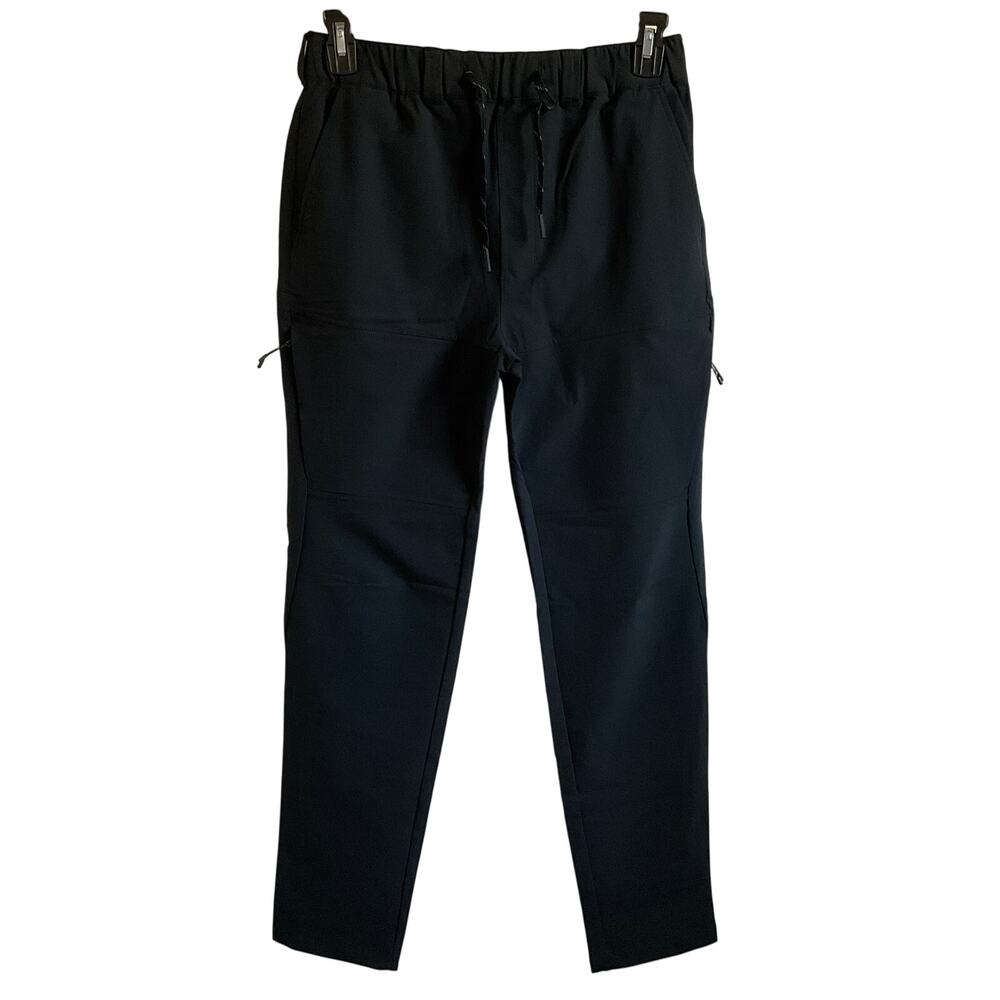 BYLT Men’s Everyday 2.0 Straight Leg Black Athleisure Pants - Size Medium